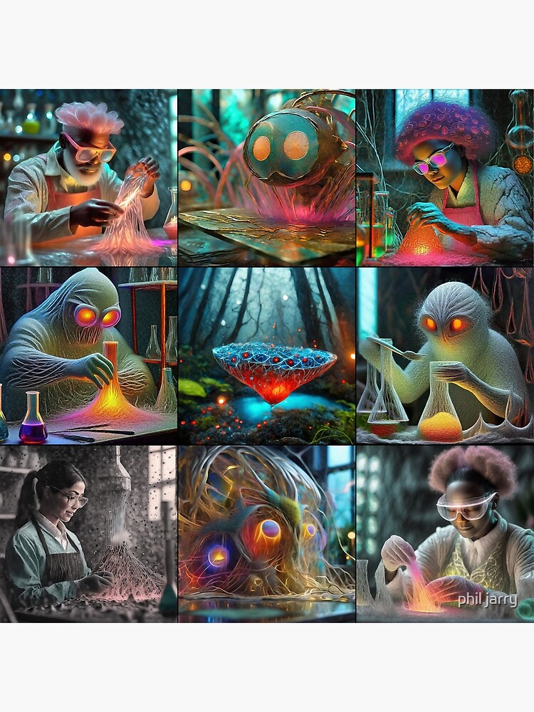 Thumbnail 3 of 3, Art Print, REBIRTH-G-000 designed and sold by philjarry.