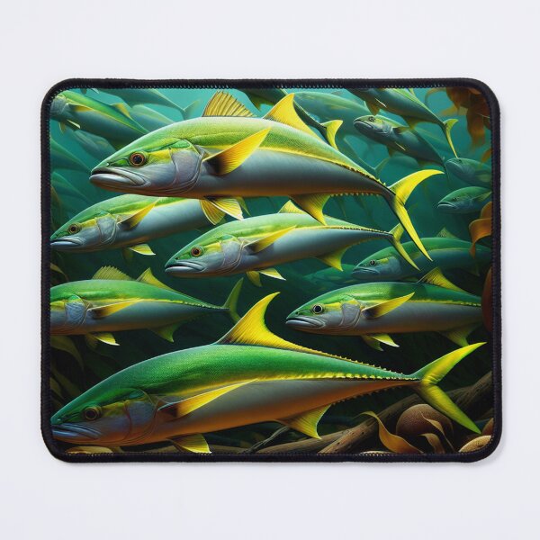 Item preview, Channel Islands Anacapa Yellowtail in a Kelp Forest designed and sold by HippieFarms11.