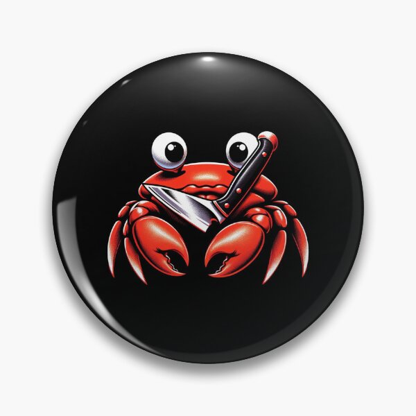 Item preview, Crab Knife - Unique Design for Your T-shirt Collection designed and sold by Gatsbird Design.
