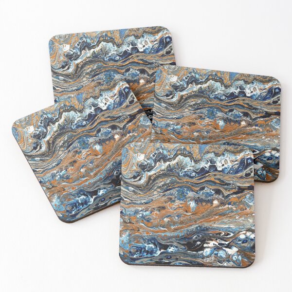 Item preview, Denim Gold Pour designed and sold by zibziby.