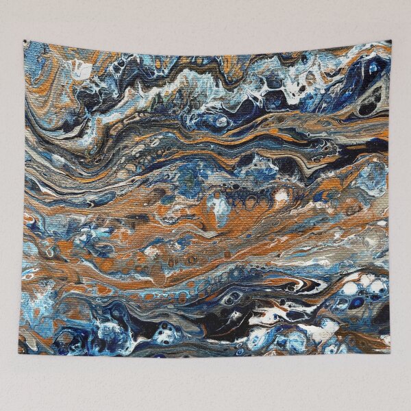 Item preview, Denim Gold Pour designed and sold by zibziby.