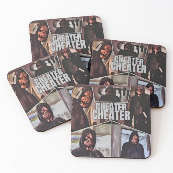 Item preview, ‘Cheater, Cheater’ Killer Collage designed and sold by DelKary.