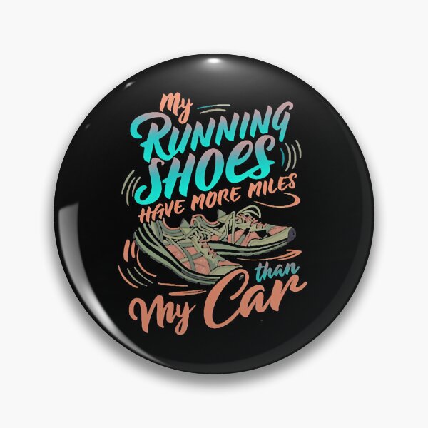 Item preview, My Running Shoes Have More Miles Than My Car Runner Joke designed and sold by DomTeesHaven.