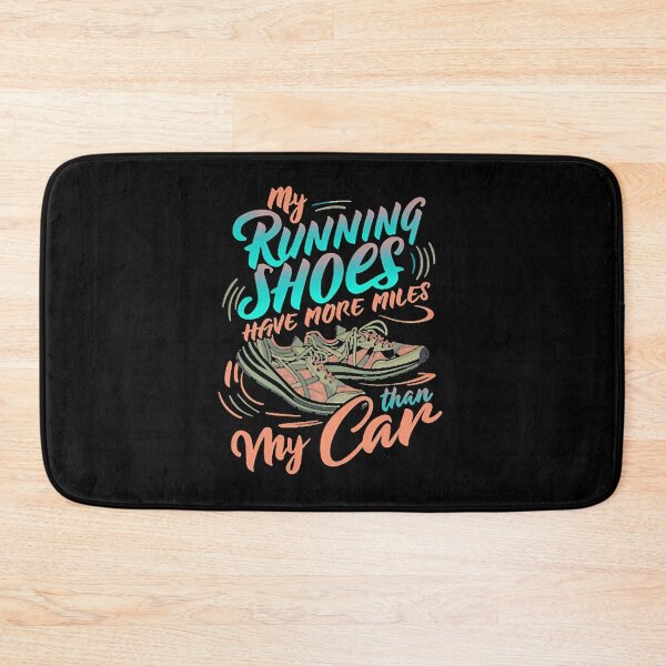Item preview, My Running Shoes Have More Miles Than My Car Runner Joke designed and sold by DomTeesHaven.