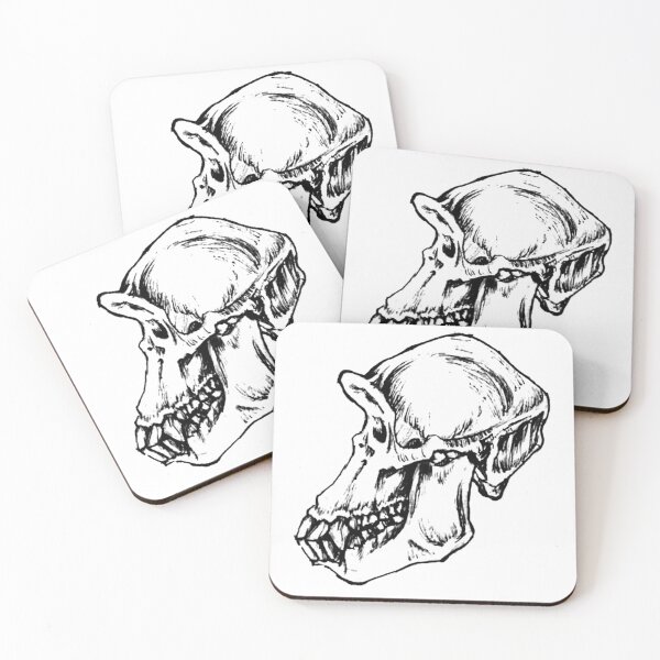Item preview, Monkey Skull  designed and sold by Krissys-Art.