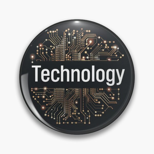 Item preview, Futuristic Technology Symbol with Modern Typography designed and sold by Ace Apparel  Attire.