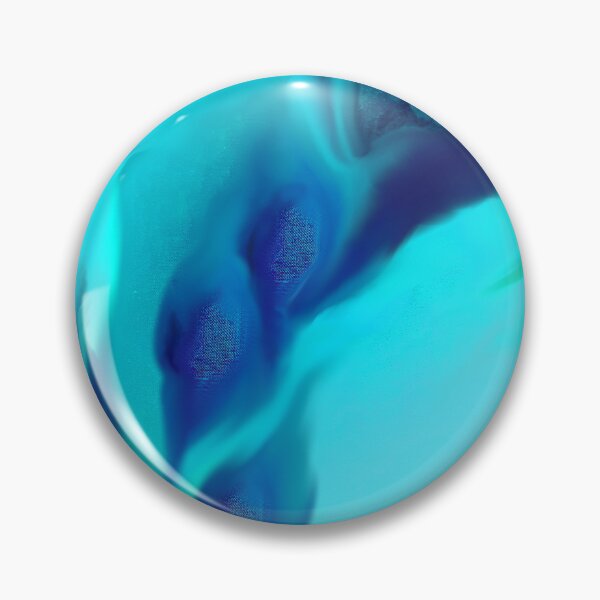 Item preview, abstract untitled cyan and blue aquatic world designed and sold by Gabriel BOCQUAIRE.