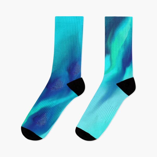 Item preview, abstract untitled cyan and blue aquatic world designed and sold by Gabriel BOCQUAIRE.