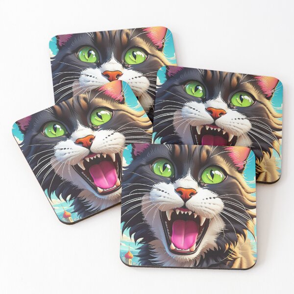 Item preview, Crazy Cat - 2 designed and sold by cyberartstudiox.