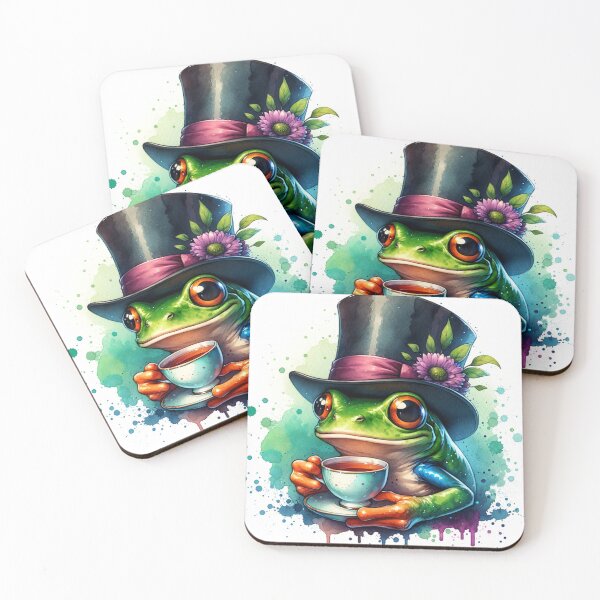 Item preview, Fancy Frog in a Top hat designed and sold by DeenaSuzanne.