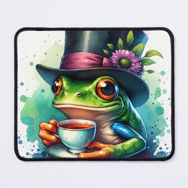 Item preview, Fancy Frog in a Top hat designed and sold by DeenaSuzanne.