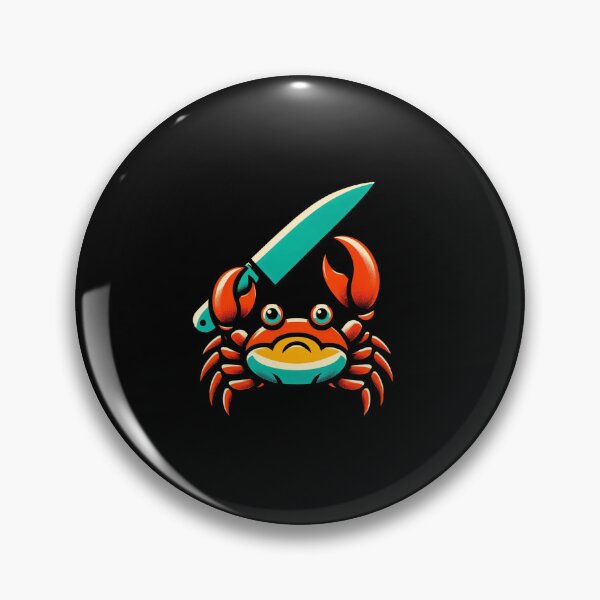 Item preview, Crab Knife - Unique and Stylish T-Shirt Design designed and sold by Gatsbird Design.
