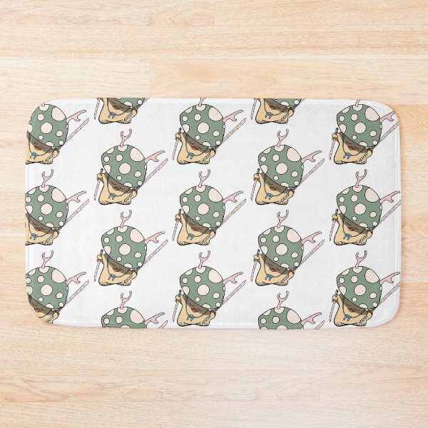 Item preview, Mushroom Samurai Cute Cartoon (GREEN) designed and sold by kikoeart.
