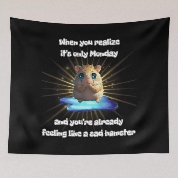 Item preview, Sad Hamster designed and sold by Imagin8Graphic.