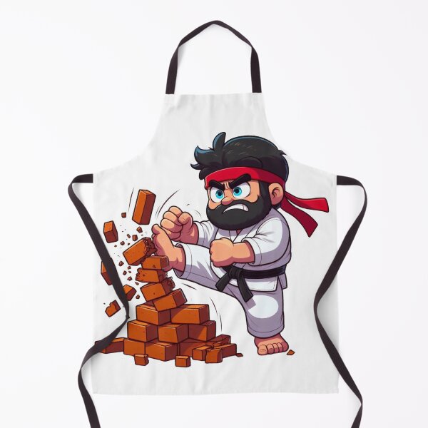 Item preview, Warrior Karata Fighter Kata White GI Breaking Bricks  designed and sold by Martial-Art-23.