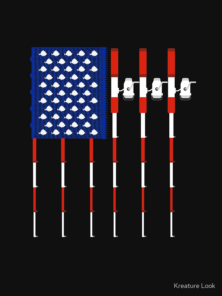 Download "American USA Flag Fishing Pole | fishing shirt | fishing ...