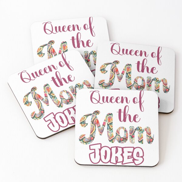 Item preview, Majestic Mom Humor: Crowned Queen of Jokes Tee designed and sold by NEWDESINGS12.
