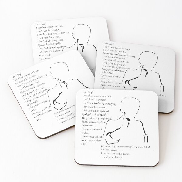 Item preview, ASL I am Deaf - poetry designed and sold by Wynnel.