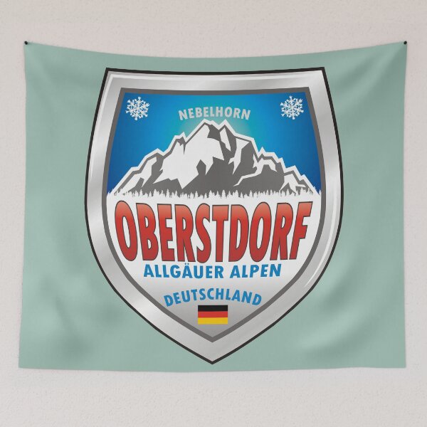 Item preview, Oberstdorf Deutschland Mountains designed and sold by antonietta40.