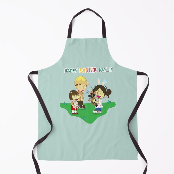 Item preview, Happy easter's day, Easter Bunny, Girl show off her puppy, Ruby the German shepherd greet new friends, children throng to see the puppy, cute GSD, cute dog, dog lover, little Alsatian, Alsatian lover. designed and sold by Figaro-17.
