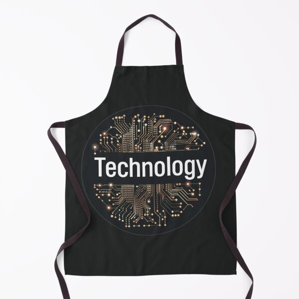 Item preview, Futuristic Technology Symbol with Modern Typography designed and sold by Ace Apparel  Attire.