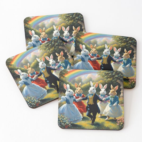 Item preview, Dancing Easter Bunnies designed and sold by LORBERPHOTO.