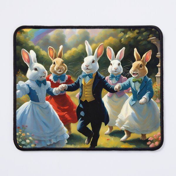 Item preview, Dancing Easter Bunnies designed and sold by LORBERPHOTO.