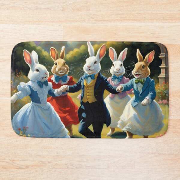 Item preview, Dancing Easter Bunnies designed and sold by LORBERPHOTO.