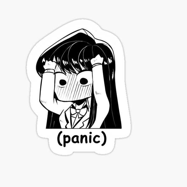 Artikel-Vorschau von Panic Anime Aufkleber, designt und verkauft von Isaac  Palmer.