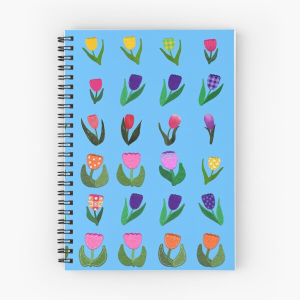 Item preview, Tulips All In A Row Felt Look Cute and Whimsical designed and sold by CheriesArt.
