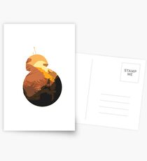 bb-8 Rey Postcards