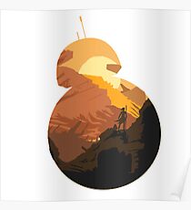 bb-8 Rey Poster