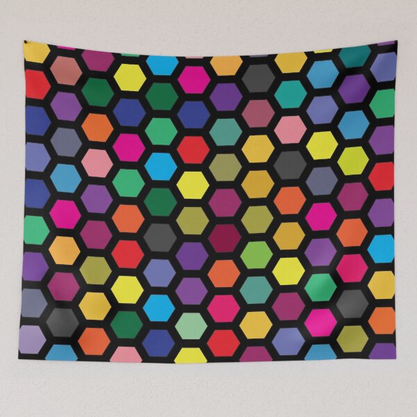 Aperçu de l'œuvre Vie hexagonale créée et vendue par CroDesign.