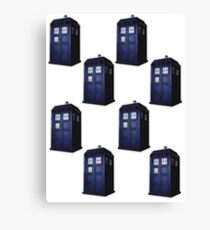 The Tardis Doctor Who Canvas Print