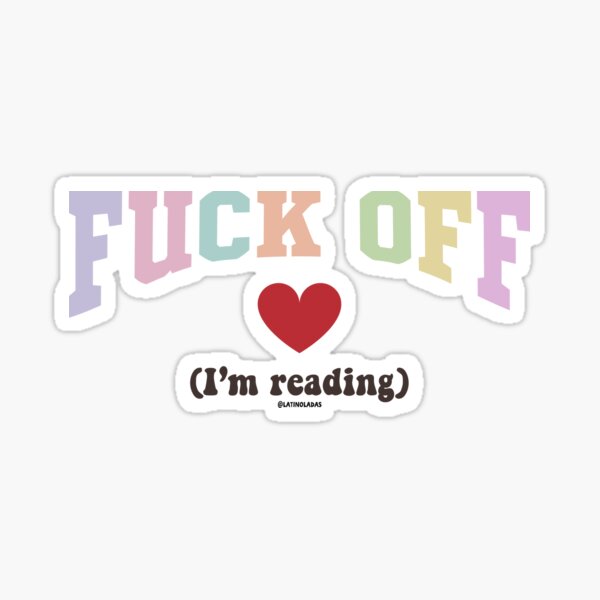 Artikel-Vorschau von Fuck Off Im Reading / Pastellfarben Buchherz Bücherwurm Ästhetischer Leseliebhaber für Kindle Booktrovert Tbr Booktok, designt und verkauft von Latinoladas.