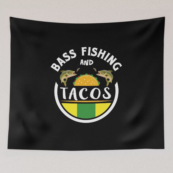 Item preview, Bass Fishing and Tacos | fishing shirt | fishing gifts | fishing clothes | bass fishing shirt | ice fishing | fishing accessories | fishing novelty | fishing shirt for men | fishing shirt for women designed and sold by Kreature Look.