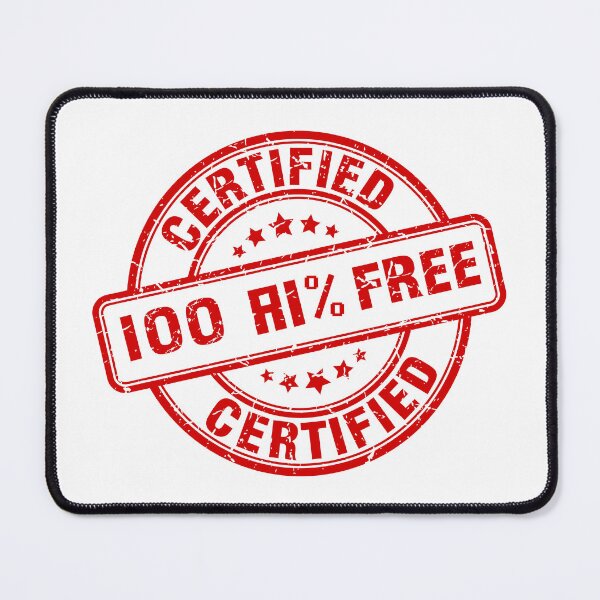 Item preview, 100% AI Free designed and sold by yourgeekside.