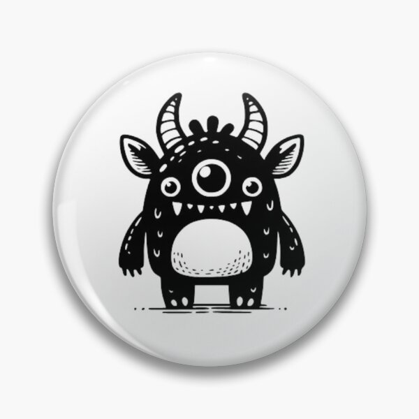 Item preview, Black Tiny Monster designed and sold by NicolasGlowArt.