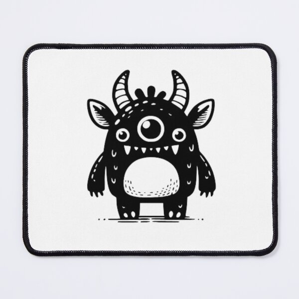 Item preview, Black Tiny Monster designed and sold by NicolasGlowArt.