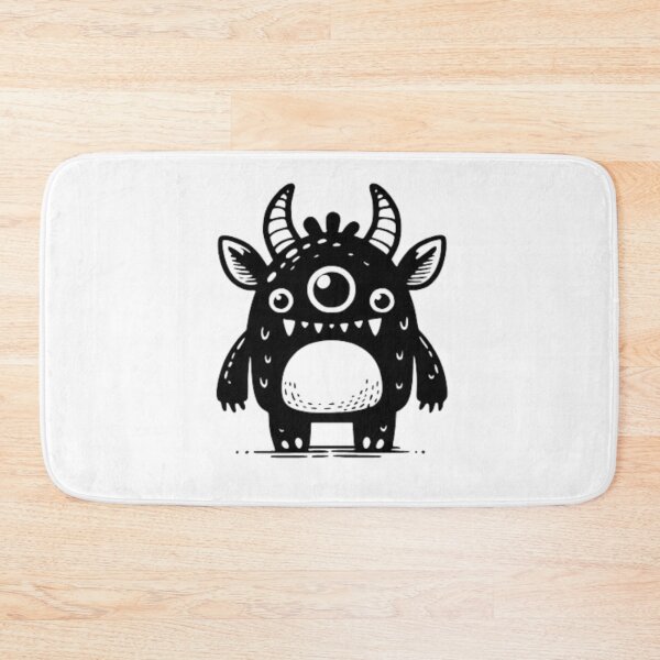 Item preview, Black Tiny Monster designed and sold by NicolasGlowArt.