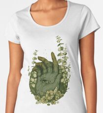 Psychic Hand - Surreal Illustration by Chrysta Kay Women's Premium T-Shirt