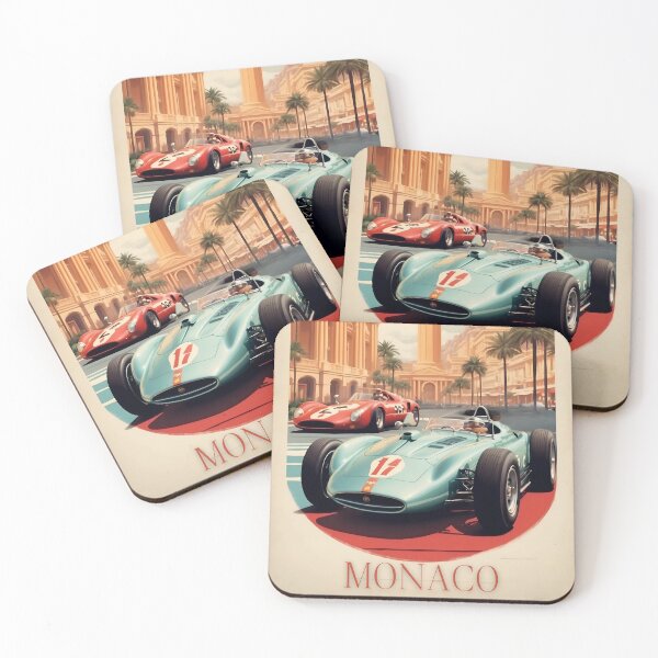 Item preview, Monaco Grand Prix Glory: Vintage Racing Poster designed and sold by Ceemko's Vintage Corner.