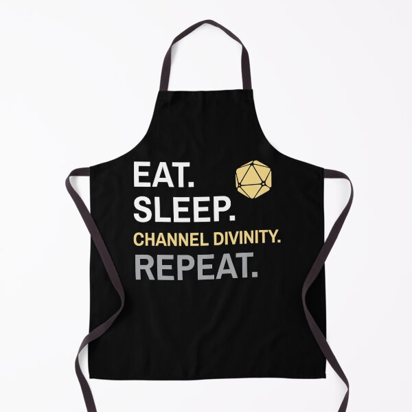 Item preview, D&D Cleric Channel Divinity - Eat Sleep Repeat designed and sold by sunburstrpg.