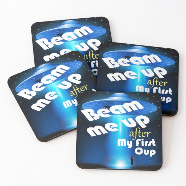 Item preview, Coffee Before Aliens designed and sold by LaserCowPress.