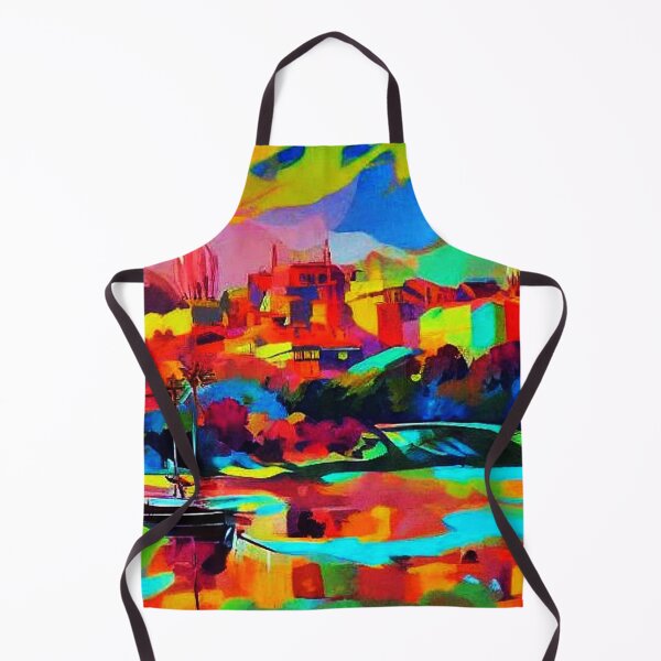 Item preview, Boat on river by town designed and sold by George Hutton Hunter.