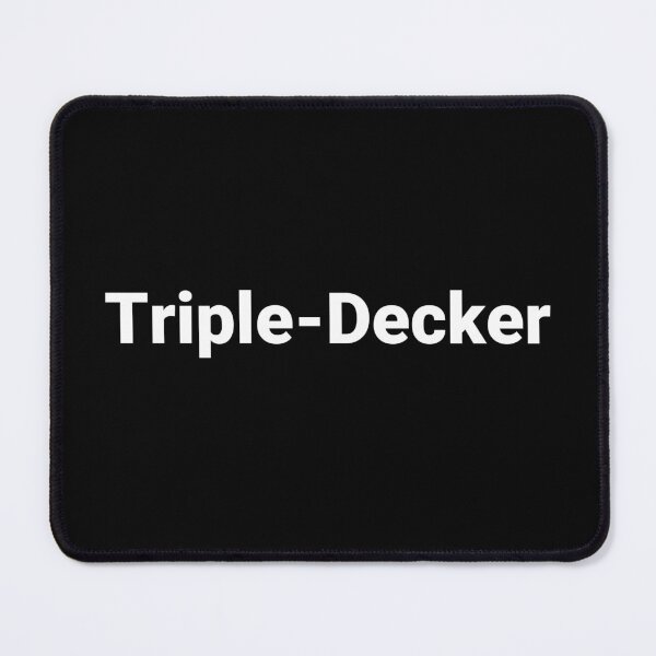 Item preview, Triple-Decker designed and sold by Text-based T-Shirts and Gifts.