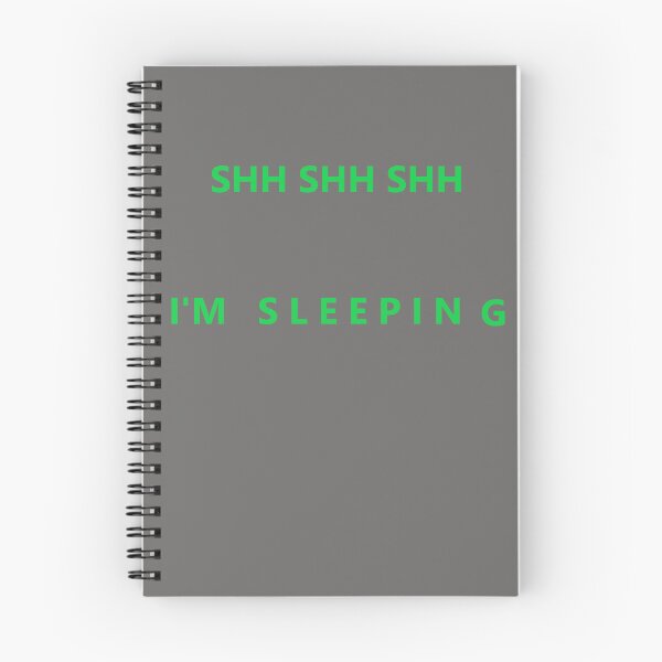 Item preview, Shh Shh Shh I'm Sleeping Green designed and sold by DesignsByMuriel.