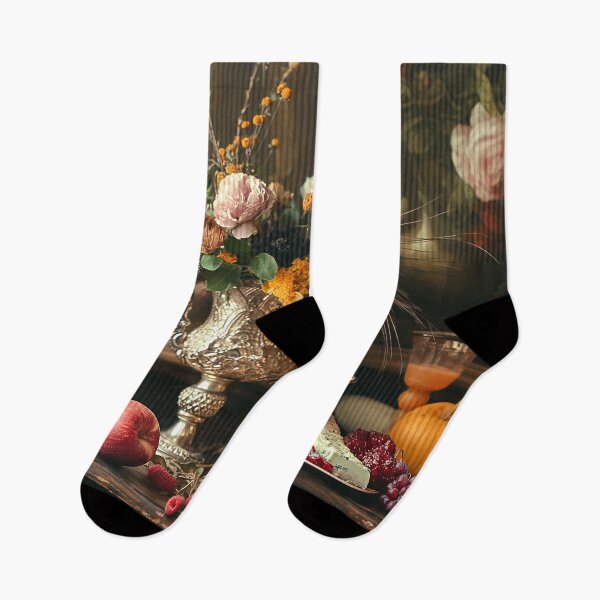 Item preview, 17th Century Charcuterie with Garden Flowers designed and sold by dstarj.