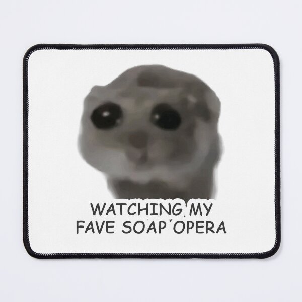 Item preview, Sad Hamster Meme designed and sold by sheprint.