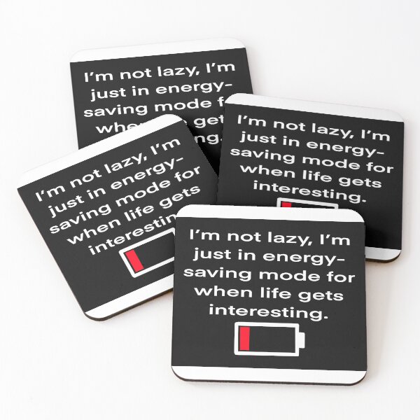 Item preview, I’m not lazy designed and sold by GrizzlyCollective.